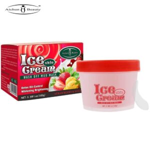 Aichun Beauty Strawberry & Milk Seaweed Mud Face Mask (100gm)