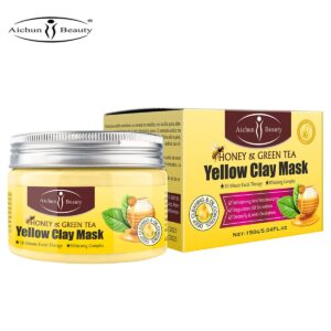 Aichun Beauty Deep Cleansing Moisturizing Firming Honey Green Tea Yellow Clay Mask (150ml)