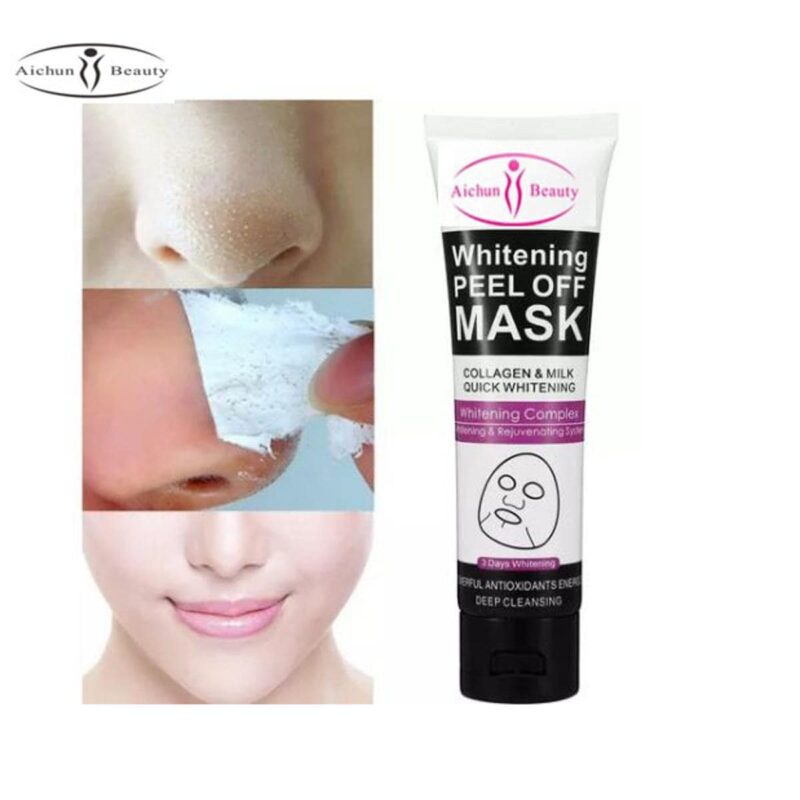 Aichun Beauty Whitening Peel Off Mask Brighten Skin Moisturizing Milk Mud Facial Mask (120ml)