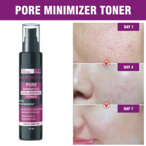 FORT Pore Minimizer Facial Whitening Toner With Niacinamide (120ml)