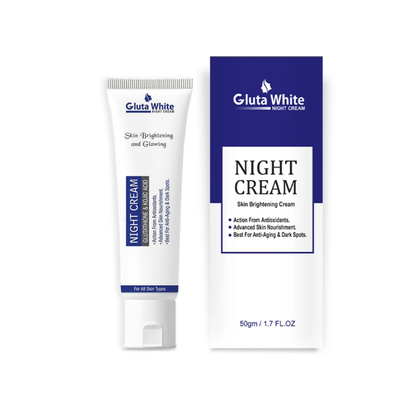 Gluta White Night Cream Tube Pack (50gm)