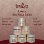 Beauty Line Luxury Gold Series Facial Salon Pack (Pack of 6)