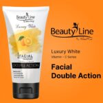 Beauty Line Luxury White Vitamin-C Double Action Cleanser (150ml)