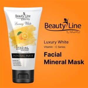 Beauty Line Luxury White Vitamin-C Mineral Mask (120ml)