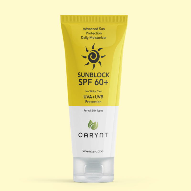 Carynt Sunblock SPF 60+ With Avobenzone & Mineral Oil (100ml)