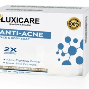 Luxicare Anti-Acne Soap for Blemish-Free Complexion (100gm)