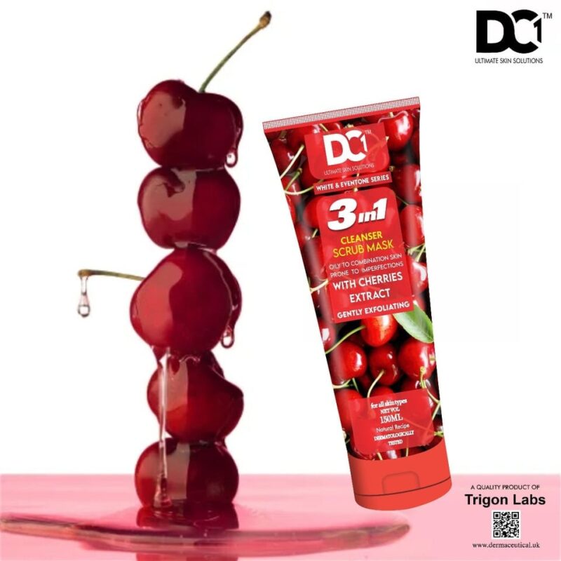 DC1 Cosmetics 3in1 Cleanser+Scrub+Mask (150ml)