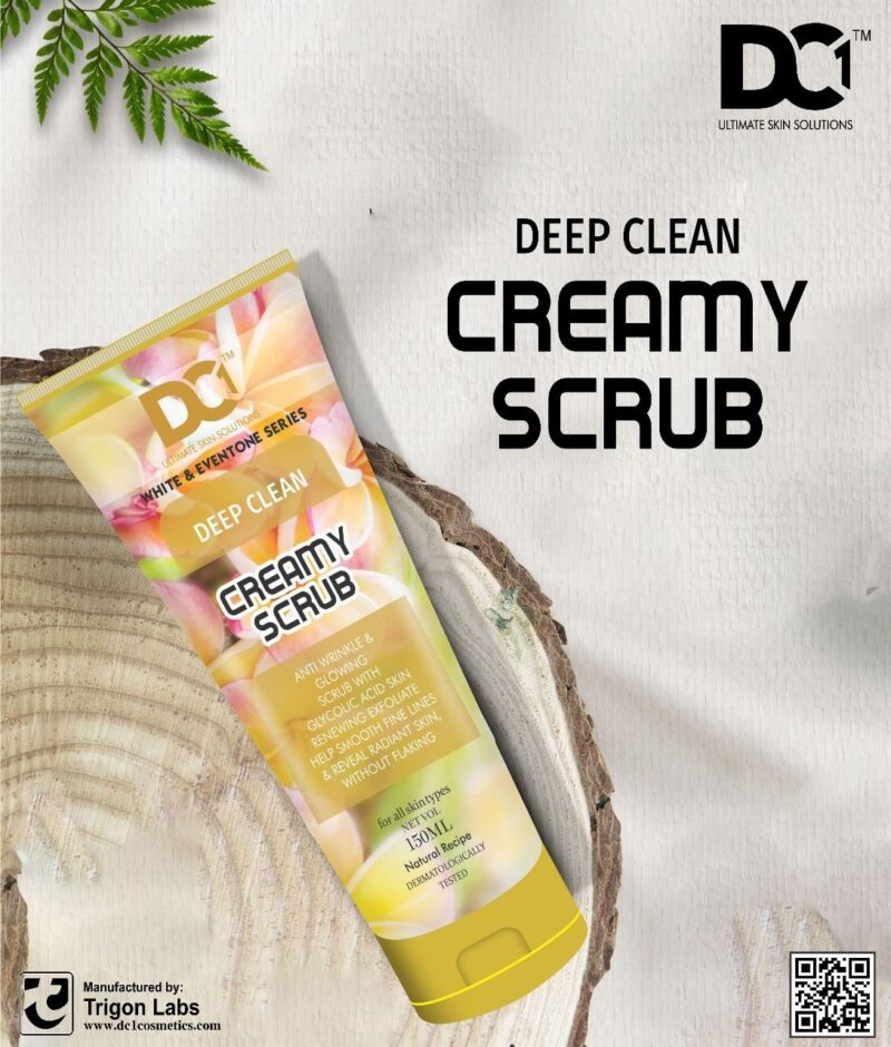DC1 Cosmetics Deep Clean Creamy Scrub (150ml)