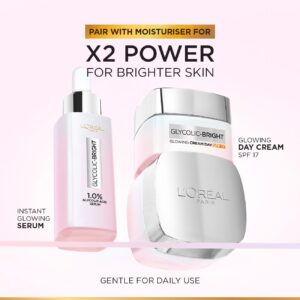 Loreal Paris Glycolic Bright Instant Glowing Serum Reduces 57% Dark Spots (15ml)