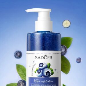 SADOER Blue Berry Scrub Skin Hydrating Body Wash (300ml)