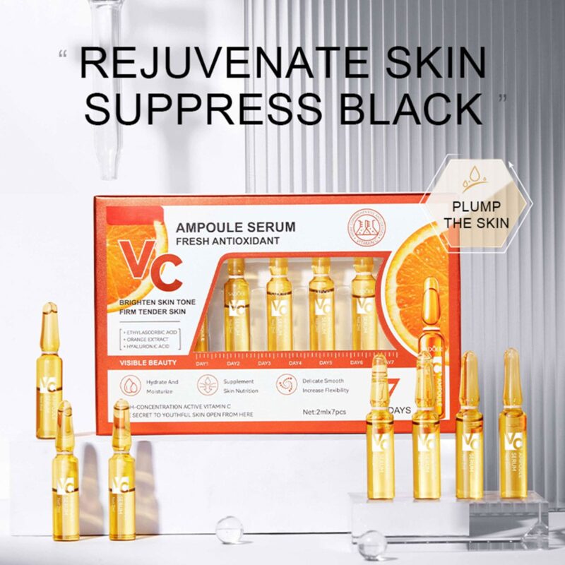 SADOER Face Care Serum VC Fresh Ampoule Moisturizing Serum (2ml x 7Pcs)