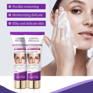 SADOER Nicotinamide Freckle Fade Skin Glowing & Moisturizing Cleanser (80gm)