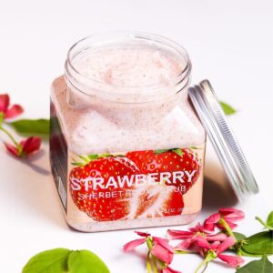 WOKALI Strawberry Sherbet Body Scrub (350ml)
