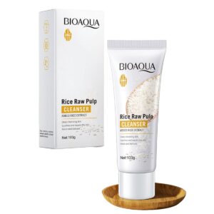 BIOAQUA Face Wash Rice Raw Pulp Cleanser (100gm)