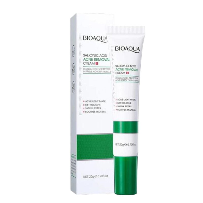BIOAQUA Salicylic Acid Acne Cream Reduces Redness Relieves Acne Scars Tightens Skin Softens Moisturizing Blackheads Removal Cream (20gm)