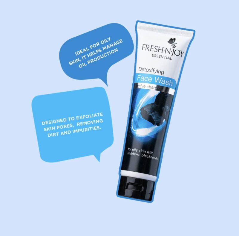 Fresh-N-Joy Essential Detoxifying Face Wash Active Charcoal