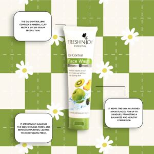 Fresh-N-Joy Essential Oil Control Face Wash Cinnamon Extract