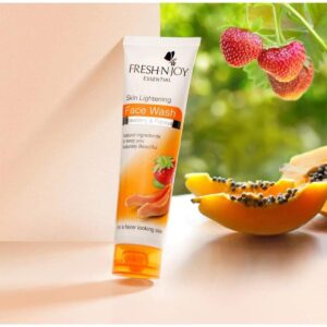 Fresh-N-Joy Essential Skin Lightening Face Wash Strawberry & Papaya