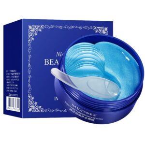 IMAGES Hydro Gel With Blue Copper Peptide Eye Mask Patch For Dark Circle Gel Moisturizing, Anti-Puffiness, Brightening Hydrating Eye Mask (60 Patches)-80g