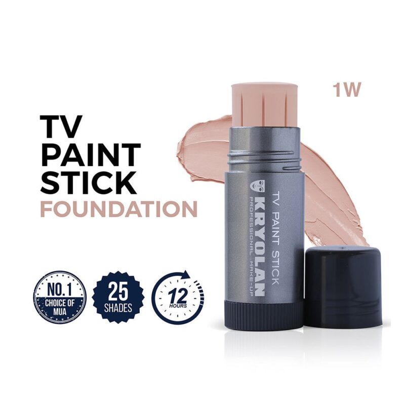 Kryolan Makeup TV Paint Stick Foundation (Shade-1W)
