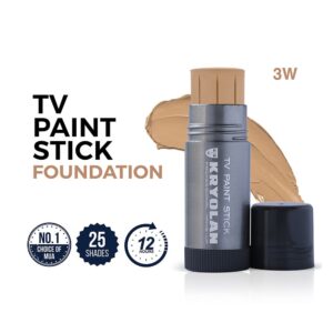 Kryolan Makeup TV Paint Stick Foundation (Shade-3W)