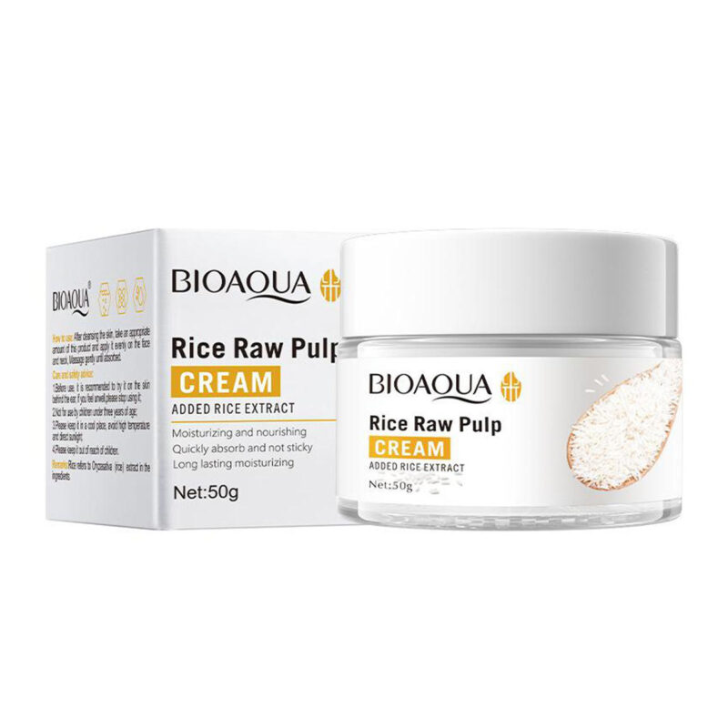 Bioaqua Rice Raw Pulp Cream (50gm)