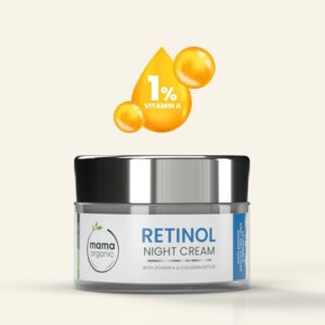 Mama Organic Retinol Night Cream For Anti Aging (50gm)