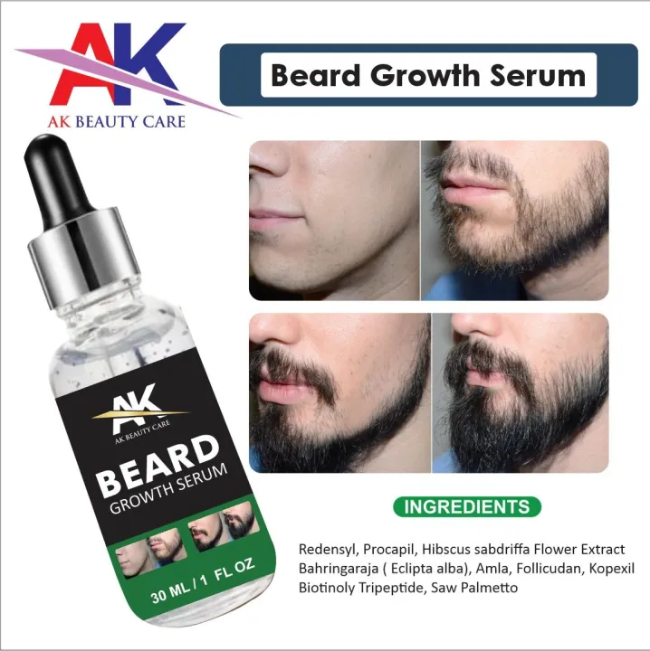 AK Beauty Care Beard Growth Serum (30ml)