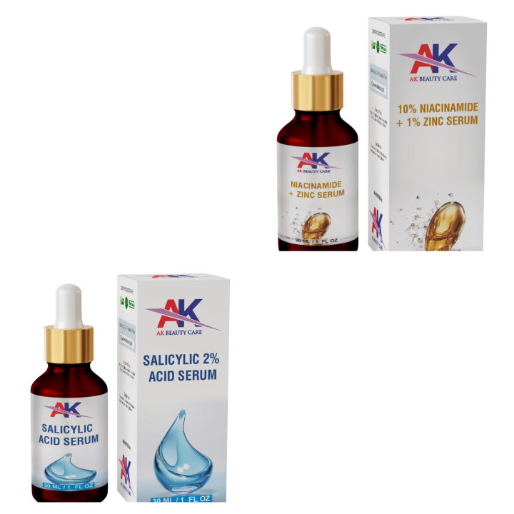 AK Beauty Care Niacinamide Zinc Serum Salicylic Acid Serum