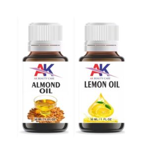 AK Beauty Care Pack of Almond and Lemon Oil (30ml)