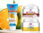 AK Beauty Care Vitamin C Face Wash+Cream+Sunblock