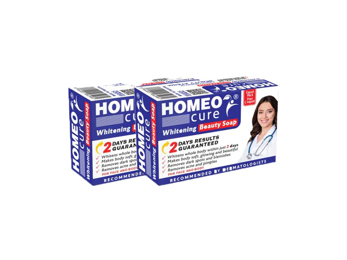 Homeo Cure Whitening Beauty Soap (Pack of 2) 1 Homeo Cure Whitening Beauty Soap (Pack of 2)