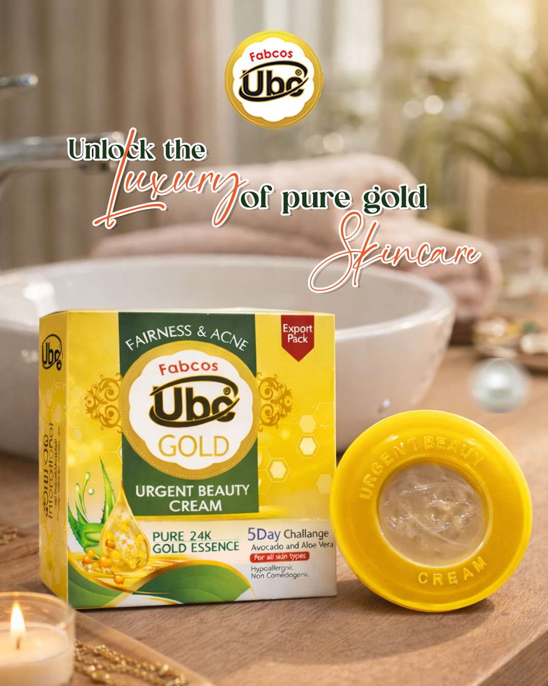 UBC Gold Urgent Beauty Cream (20gm) 1 UBC Gold Urgent Beauty Cream (20gm)