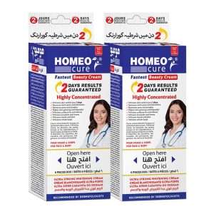 Homeo Cure Beauty Cream Highly Concentrated Fastest 2 Days Results Guaranteed (Pack of 12)