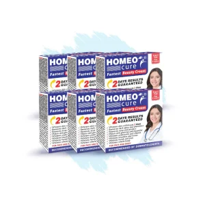 Homeo Cure Beauty Cream Highly Concentrated Fastest 2 Days Results Guaranteed (Pack of 6) – authentic Pakistani & Asian beauty product in the USA | Aleena Cosmetics