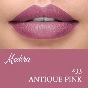 Medora Matte Lipstick Shade #233 Antique Pink