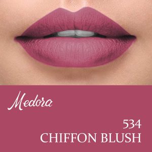 Medora Matte Lipstick Shade #534 Chiffon Blush
