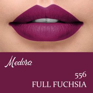 Medora Matte Lipstick Shade #556 Full Fuchsia