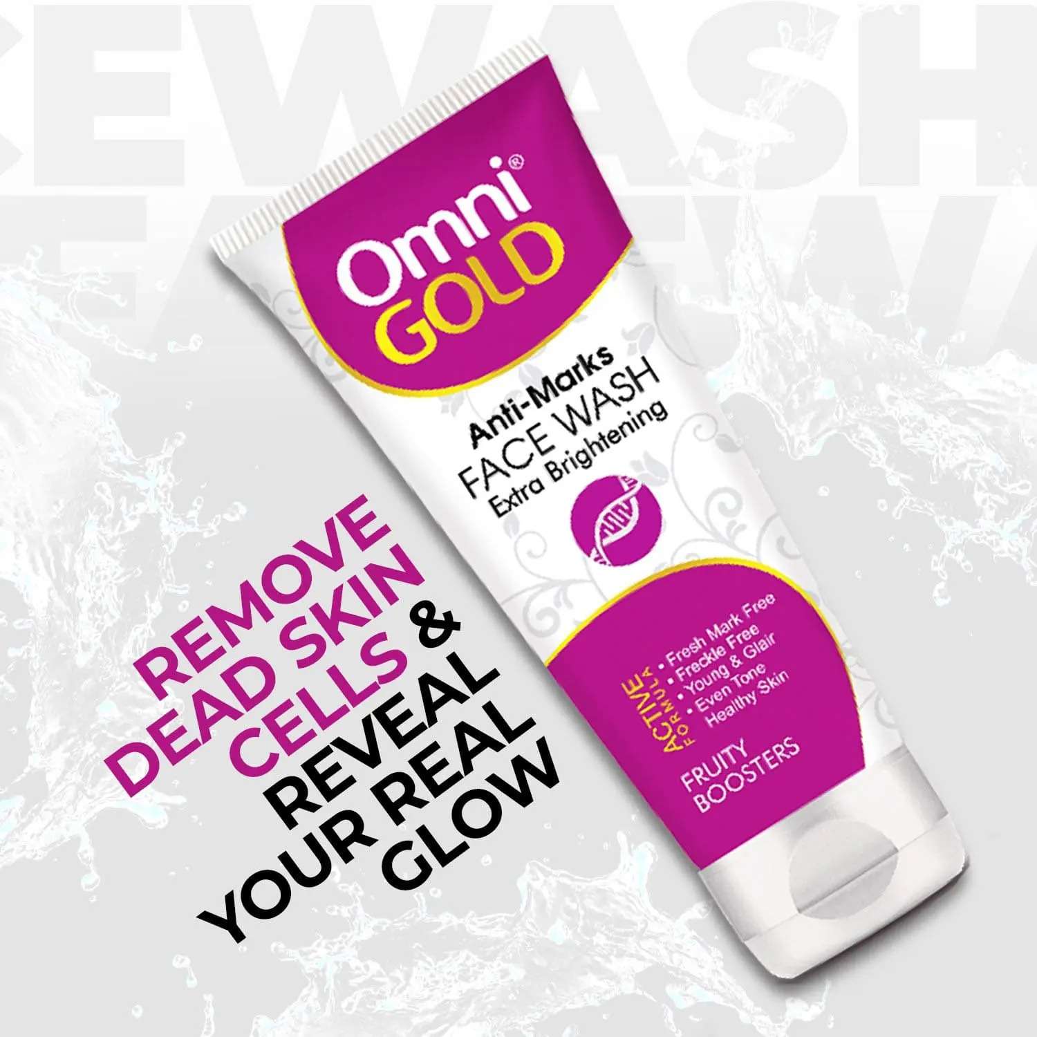 Omni Gold Anti-Marks Face Wash Extra Brightening 1 Omni Gold Anti-Marks Face Wash Extra Brightening