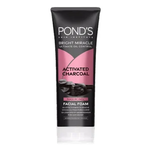 Ponds Bright Miracle Activated Charcoal Facial Foam (100gm)