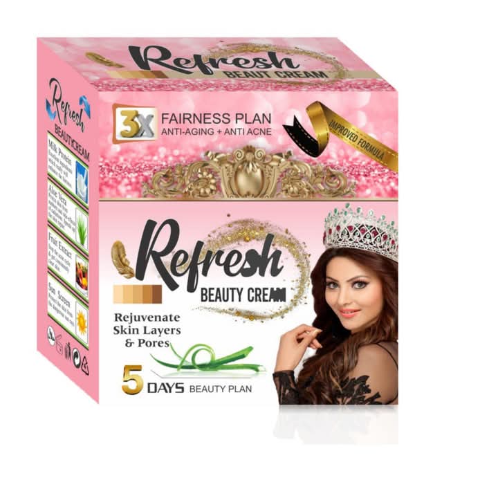 Refresh Beauty Cream Anti-Aging & Anti Acne (30gm) 1 Refresh Beauty Cream Anti-Aging & Anti Acne (30gm)