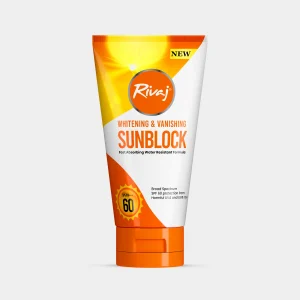 Rivaj UK Whitening & Vanishing Sunblock SPF-60 (100ml)