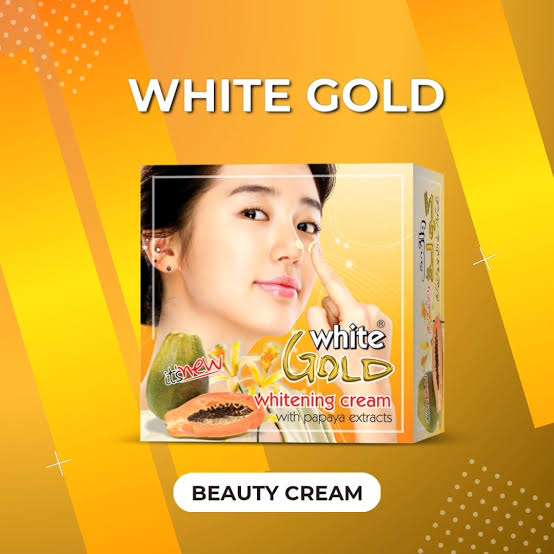 White Gold Whitening Cream Papaya Extract (30gm) 1 White Gold Whitening Cream Papaya Extract (30gm)