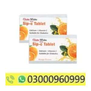 Gluta White Sip-C (30 Tabs) – authentic Pakistani & Asian beauty product in the USA | Aleena Cosmetics