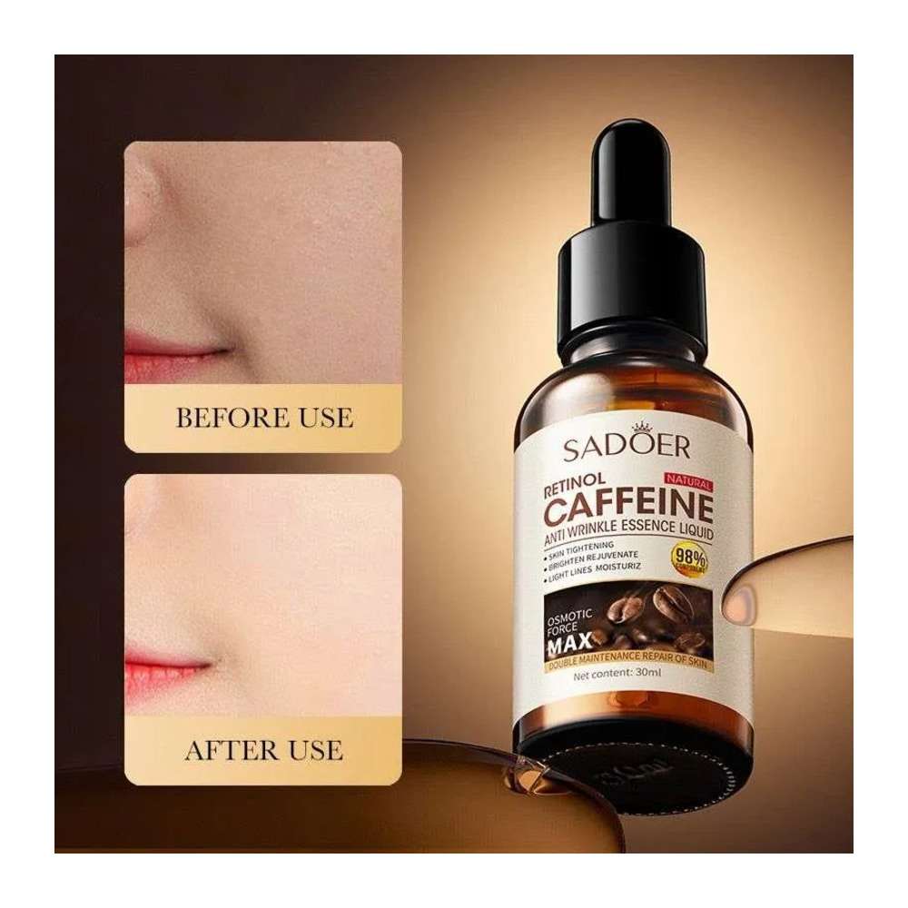 SADOER Hyaluronic Acid Retinol Caffeine Anti-Wrinkle Facial Serum (30ml) 1 SADOER Hyaluronic Acid Retinol Caffeine Anti-Wrinkle Facial Serum (30ml) – authentic Pakistani & Asian beauty product in the USA | Aleena Cosmetics