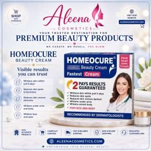 Homeocure Beauty Cream and premium beauty products collection - natural skincare solutions available at Aleena Cosmetics