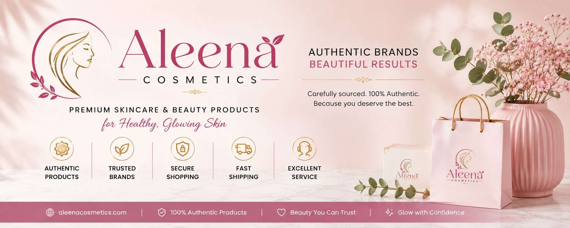 Top Beauty Brands at Aleena Cosmetics: Your Guide to Authentic Skincare 1 Aleena Cosmetics brand - premium beauty creams and skincare products collection - shop online